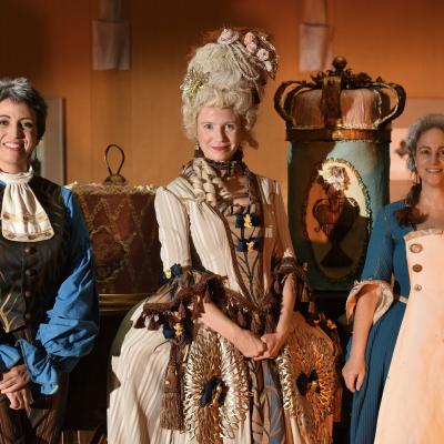 Marie Antoinette bittet zum Kaffee